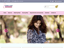 Tablet Screenshot of mothers-nest.com